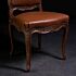 Louis XV Deri Sandalye - 6'lı Set UNQ5 